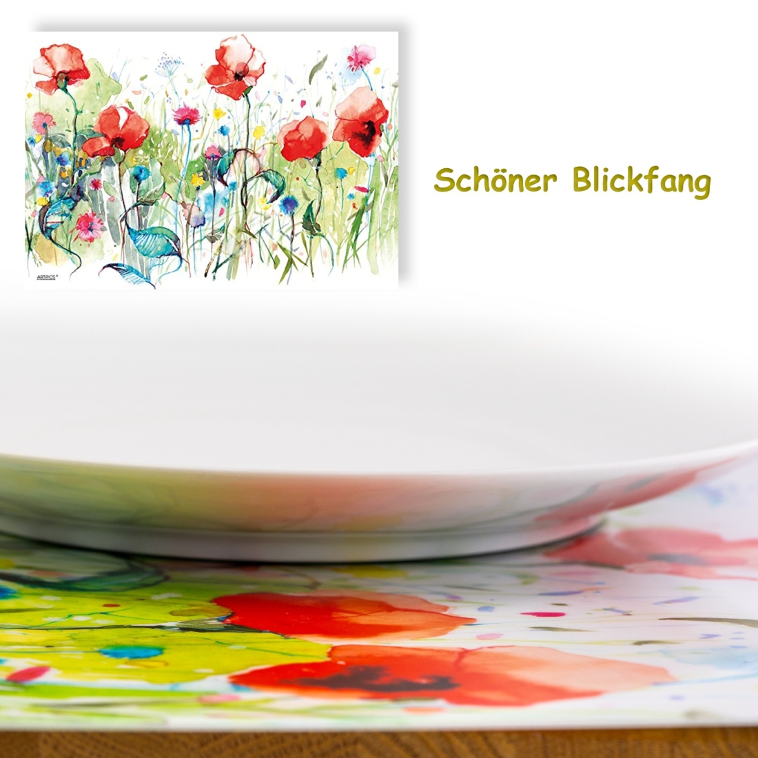 Tischset Platzset abwaschbar Nature Fantasy von ARTIPICS Kunststoff 30x42 cm